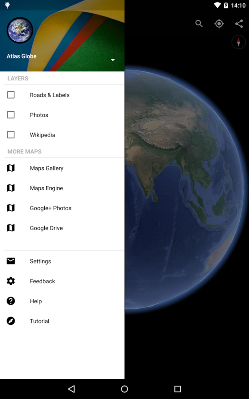 google earth for android free download